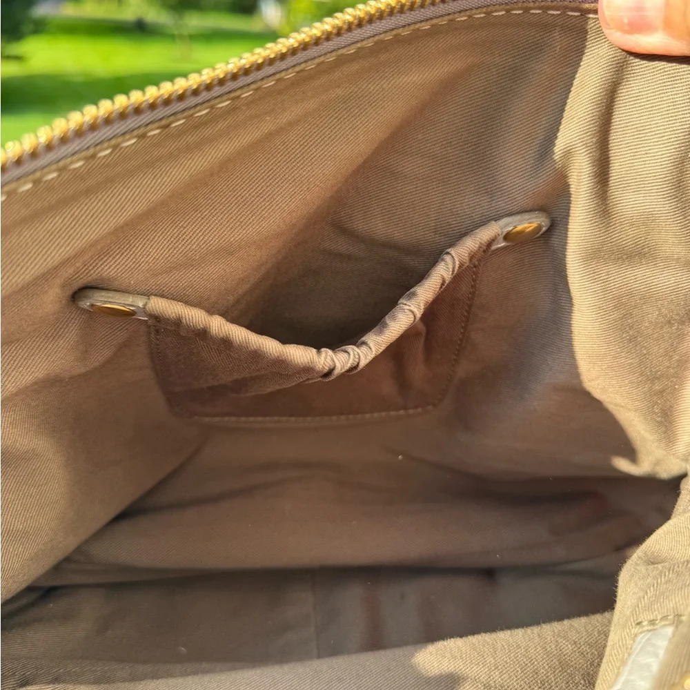 NWOT Designer Chloe Macie Medium Cashmere Gray Leather Handbag - Picture 8 of 16